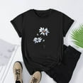 thumbnail image 4 of Otvok Short Sleeve T-Shirt for Women 2024 Summer Fashion Print Pattern Round Neck Top/Shirt, 4 of 6