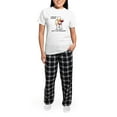 thumbnail image 5 of CafePress - I Makw Wine Disappear What Is Your Superpower? Paj - Women's Short Sleeve Print T-Shirt and Pants Light Cotton Pajama Set, 5 of 7