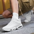 thumbnail image 3 of Men's Breathable Mesh Air Cushion Running Shoes, Lightweight Lace-Up Athletic Sneakers, Shock Absorbing Comfortable Footwear for Gym, Walking, and Daily Activities, 3 of 10