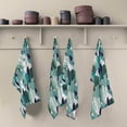 thumbnail image 5 of SKYSONIC Kitchen Dish & Tea Towel Green Leaves Reusable Cloths for Cooking and Drying Dishes for Home Kitchen Cleaning, 28x18in-6 PCS, 5 of 7