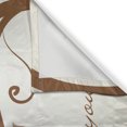 thumbnail image 3 of Ambesonne Love Kitchen Curtains, 2 Birds Romance Motif, 55"x39", Blush Brown Beige, 3 of 3