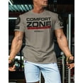 thumbnail image 2 of Gymish Comfort Zone Is Dangerous T-Shirt – Inspirational Workout Shirt for Men, Motivational Gym Tee, Lifting T-Shirt, Men’s Athletic Apparel, 2 of 5