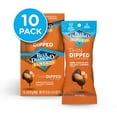 thumbnail image 3 of , Dark Chocolate Sea Salt and Caramel Covered Thin Dipped Snack Nuts Individual Packs for Guilt-Free Snacking with Half the Sugar, Perfect for Gathering, Pack of 10, 2oz Single Servings, 3 of 5