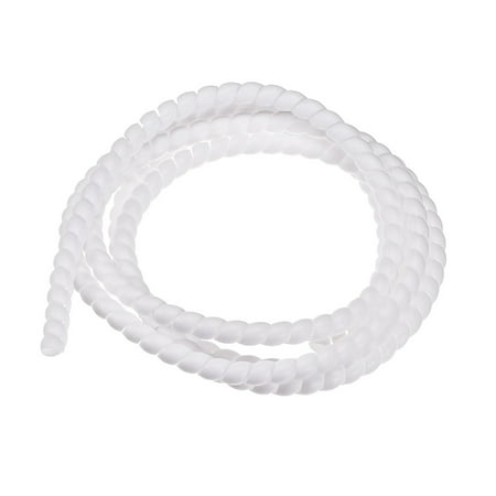 Uxcell 10mmx12mm Flexible Spiral Tube Cable Manage Cord 2 Meters Length White price history on PriceWatchPro