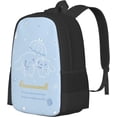 thumbnail image 2 of Cinnamoroll Anime Backpack Kawaii Anime Puppy Backpack Lightweight Canvas Backpacks For Hiking Sport With Keychain, 2 of 5