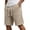 Khaki, variant on Corduroy Shorts Men Summer Baggy Vacation Surf Casual Big and Tall Drawstring Shorts Gray,S