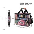 thumbnail image 3 of FORMRS Insulated Cooler Bag 24 Cans Capacity Soft Leakproof Lunch Box with Side Pockets, Art Cat, 3 of 7