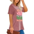 thumbnail image 4 of XCHQRTI Plus Size Daisy Women Tshirt Graphic Oversized Tees Short Sleeve Casual Tee, 4 of 11