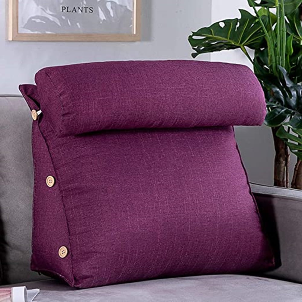 24" Adjustable Back Wedge Cushion Pillow Sofa Bed Office ...