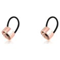thumbnail image 3 of yingyy Bandes pour Cheveux Haute Élasticité Style Simple Ornements Extensibles Élégant Anneau de Queue de Cheval Lourd pour Femmes Filles Rouge Rose 2 Ensembles, 3 of 6