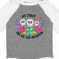 thumbnail image 4 of Inktastic My 1st Dia De Los Muertos with Sugar Skulls and Flowers Boys or Girls Long Sleeve Baby Bodysuit, 4 of 5