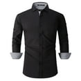 thumbnail image 1 of Mens Dress Shirts Regular Fit Long Sleeve Men Shirt, 1 of 5