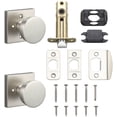 thumbnail image 3 of Sure-Loc ZT102-SQ FBL Zermatt Privacy Door Knob Set - Black, 3 of 7