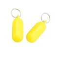 thumbnail image 2 of Anillo de llavero flotante DIFIGURACIÓN ANTI-PIDIDA SECUNDARIO Peso ligero sólido Llavero de color brillante para la navegación surfeando deportes al aire libre Yellow2PCS Eigraketly OD019474-04, 2 of 7