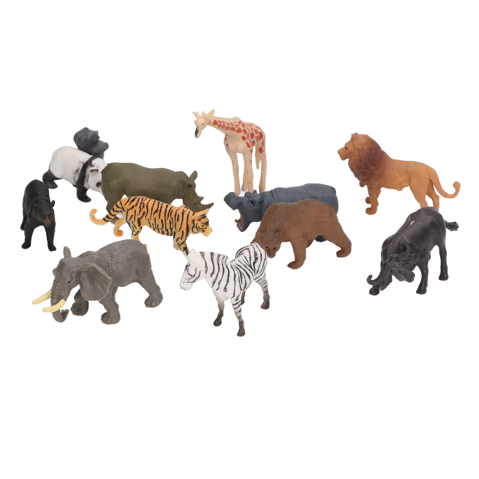 Animal Figure Toy Safe Learning Educational Toy 12 Pcs Birthday Gift Mini Animal Toy Set PVC For Kids