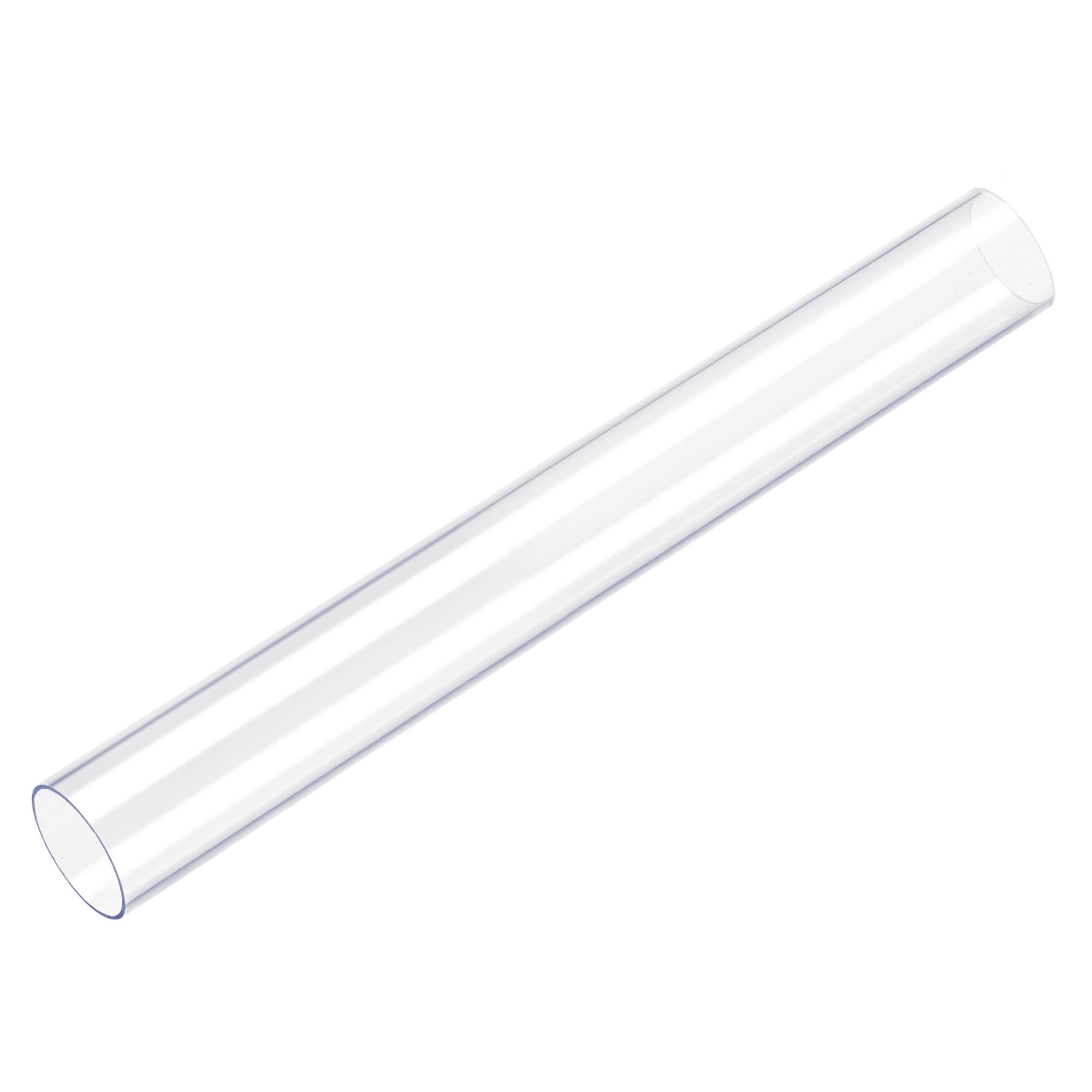 Uxcell Polycarbonate Rigid Round Clear Tubing 30mm(1.18 Inch)IDx32mm(1.26 Inch)ODx305mm(1ft