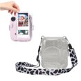 thumbnail image 1 of Protective Clear Case For   Mini 12, Camera Protective Hard Shell Cover Transparent  Camera Case With Adjustable Shoulder Strap Sticker, 1 of 8