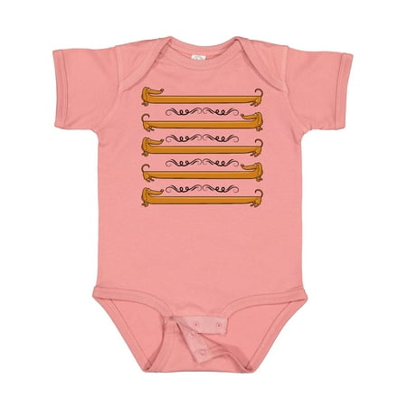 

Inktastic Dachshund Dog Funny Puppy Gift Baby Boy or Baby Girl Bodysuit