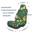 thumbnail image 3 of Honeii Vegan Print Car Seat Cover,Car Interior Covers,Universal Fit Seat Protector, Compatible with Most Cars, SUVs, Trucks, and Vans, 3 of 5
