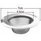 thumbnail image 5 of - Juego de 2 coladores para fregadero de cocina, colador de filtro de drenaje de acero inoxidable, cubierta antiobstrucción para desagües de fregadero para fregaderos de cocina esquí esquí Gafas de esquí, 5 of 5