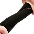 thumbnail image 1 of Anti-slip and wear-resistant suede hand-sewn steering wheel cover [black and blue], 1 of 3