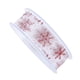 thumbnail image 2 of Cinta de copo de nieve de 22 yardas, para envolver regalos navideños, manualidades para decorar el hogar Rojo, 2 of 6
