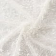 thumbnail image 7 of Balsa Circle 72x72 in White Shaggy Fringe Polyester Square Table Overlay Wedding Party Events Decorations Supplies, 7 of 7