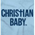thumbnail image 3 of Christian Baby Baptism Christening Romper Boys or Girls Infant Baby Brisco Brands 6M, 3 of 6