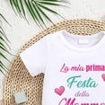 thumbnail image 5 of Caqnni Baby 12-18 Months One-Piece Romper Childrens Bodysuit Newborn Printed Short Sleeved Romper Comfortable A26-Hot Pink, 5 of 6