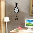 thumbnail image 2 of Tnobhg 1/12 Doll House Accessories Mini Cat Wall Clock Miniature Cartoon Exquisite Smooth Edge Play Doll House Toy Kids Gift, 2 of 7