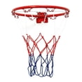 thumbnail image 5 of Basketball Rim Hoop Set Heavy Duty Steel Powder-Coated 12.6in Diameter with Net for Indoor Outdoor Play, 5 of 7