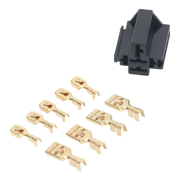 Conector de relé de 5 pines kit de conector de relé estable 10 juegos de rebabas de aislamiento para camión de coche ANGGREK Otros