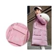 thumbnail image 2 of Girls Winter Coats Hooded Puffer Jackets Medium Length Down-Like Cotton Coats Snow Outwear Girls Long Coat Coats for Teens Youth Girls Jacket 5-14y, 2 of 5