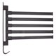 thumbnail image 1 of M Buder Toallero Giratorio Negro Sin Perforaciones Montaje en Pared 5 Brazos Organizador de Baño, 1 of 9