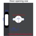 thumbnail image 4 of shiyou-Cup Door Locks Without Keys,304 Round Recessed Install Door Lock,Hidden Cup Door Handle,Square Lock Cylinder Cup Locks,Hidden Pulls Ring,for Privacy Door Bathroom Bedroom etc Sliver, 4 of 4