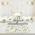 thumbnail image 6 of Floral Dish Drying Mat for Kitchen Counter,Plant Flower Botanical Drying Mats Super Absorbent Microfiber Dishs Pad Coffee Bar Mat Extra Large 18 X 24 Inch, 6 of 6