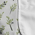 thumbnail image 4 of Botany Microwave Oven Cover, Simplistic Continuous Olive Branch Pattern, Water Resistant Organizer with Pockets for Kitchen, 36" x 12", White Pastel Green, by Ambesonne, 4 of 4