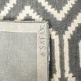 thumbnail image 5 of SAFAVIEH Himalaya Diarmait Geometric Wool Runner Rug, Dark Grey/Ivory, 2'3" x 6', 5 of 6