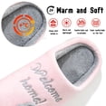 thumbnail image 3 of Knivor Cat Cartoon Scuff House Slippers for Women Cute Animal Fuzzy Fleece Lined Slip On Non Slip Thick Sole Indoor Outdoor Winter Couple Slippers, 3 of 9