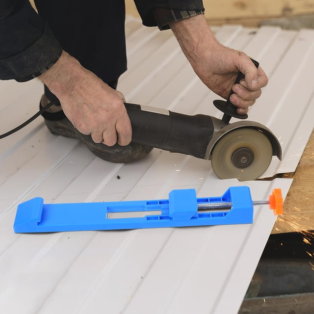 OULII Guía De Corte Circular Azul Portátil Para Carpintería Con De Seguridad Y Base Ajustable
