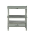 thumbnail image 4 of Pemberly Row Contemporary Antique Gray Wood 1-Drawer Storage Nightstand, 4 of 9