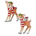 thumbnail image 2 of Regency 5.8"Resin Baby Reindeer With Stripe Scarf Set Of 2, Assortment, 2 of 4
