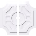 thumbnail image 1 of Ekena Millwork CMP26HS2-02000 26 in. OD x 2 in. ID Carré Haus Architectural Grade Médaillon de Plafond Contemporain PVC - 2 Pièces, 1 of 1