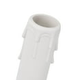 thumbnail image 4 of Uxcell 30x100mm Plastic Candle Socket Covers for E14 Chandelier White 9 Count, 4 of 5