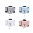 thumbnail image 3 of Toothbrush Holder Wall Mounted Toothpaste Dispenser Dustproof Cover Toothpastes Children Gift Squeezer Home Apartment Children White, 3 of 9
