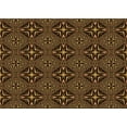thumbnail image 1 of Ahgly Company Indoor Rectangle Patterned Black Bean Brown Area Rugs, 6' x 9', 1 of 6