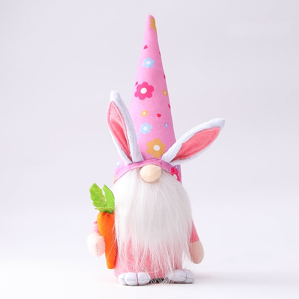 Lowestbest Nordic Gnome with Egg Plush, Decor Girl Room Decor Gifts, Indoor Spring Decor-Rabbit Ears Lowestbest Nordic Gnome with Egg Plush, Decor Girl Room Decor Gifts, Indoor Spring Decor-Rabbit Ears