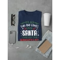 thumbnail image 3 of Santa Checks The Naughty List T-Shirt Men -Smartprints Designs, Male 5X-Large, 3 of 4
