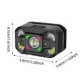thumbnail image 3 of ERK Lampe Frontale à Faisceau pour Activités de Plein Air avec Luminosité Réglable et Sangle de Tête Sécurisée pour les Mains, 3 of 6