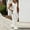 49#White, variant on Men's 2 Piece Outfit Letter Patched Sleeveless Tank Top and Drawstring Waist Pants Set